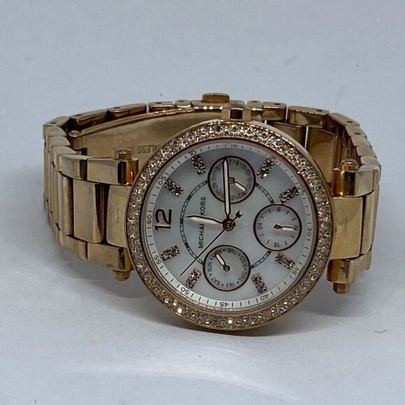 Michael Kors Parker MK5616 Womens Stainless Steel Analog Dial Quartz Watch MP872 - Picture 7 of 12